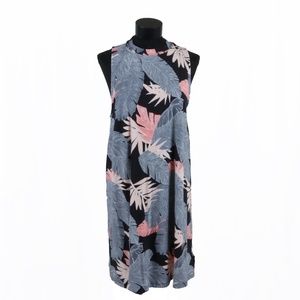 CLEARANCE! Vans print high neck racer back dress